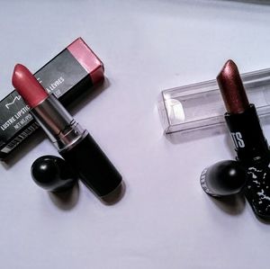 TWO MAC LIPSTICKS GIDDY AND SHIMMER AND SPICE